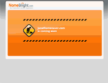 Tablet Screenshot of jonathanweaver.com